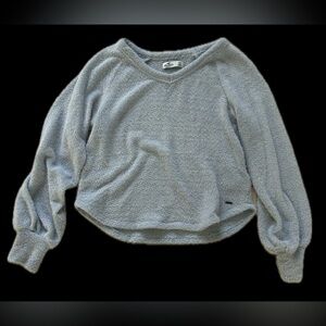 Hollister ice blue sweater